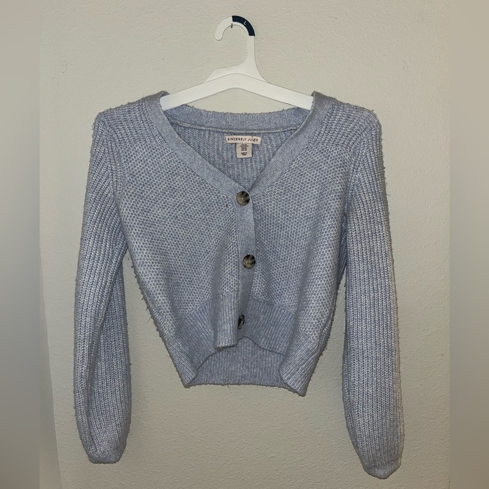 knit button up cardigan - sincerely jules